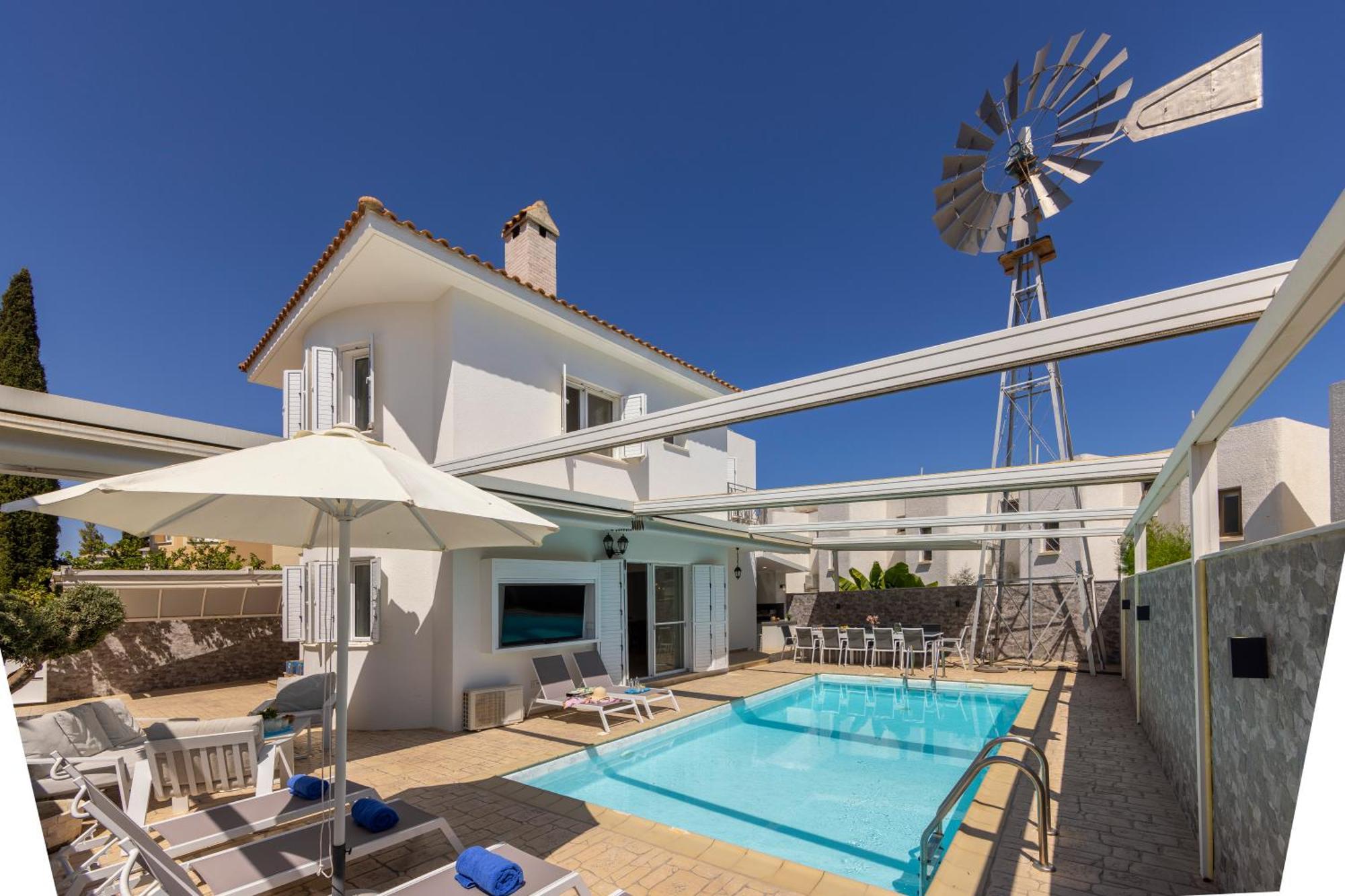 Accomoteleia Crystal Lagoon Villa Протарас Экстерьер фото